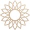 Ekena Millwork Daisy Wood Fretwork Pierced Ceiling Medallion, Alder, 26"OD x 9"ID x 1/4"T CMWP26X26X0250DAAL - alternate 1
